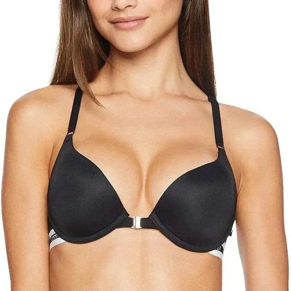Tommy Hilfiger Women's Blue Basic Comfort Push Up Underwire Bra 36C NWT - Picture 1 of 2